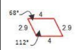 Which figure is similar to the blue parallelogram? (Figures may not be drawn to scale-example-1