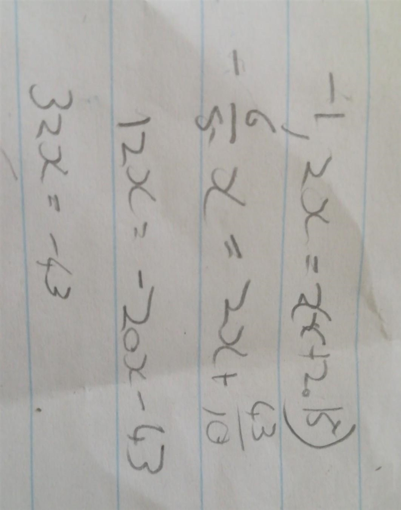 Solve the following equation for x. Round the answer to the nearest hundredth. A. 5.37 B-example-1