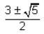 Use the quadratic formula to find the solutions to the equation x^2-3x+1=0-example-1