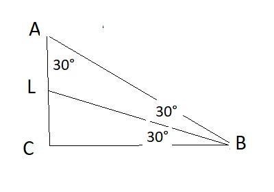 In the right △ABC m∠C=90°, BL is an angle bisector of ∠ABC. What is the ratio CL:AC-example-1