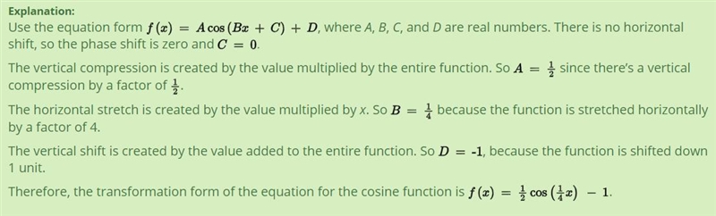 write the equation for the cosine function that has been compressed vertically by-example-1