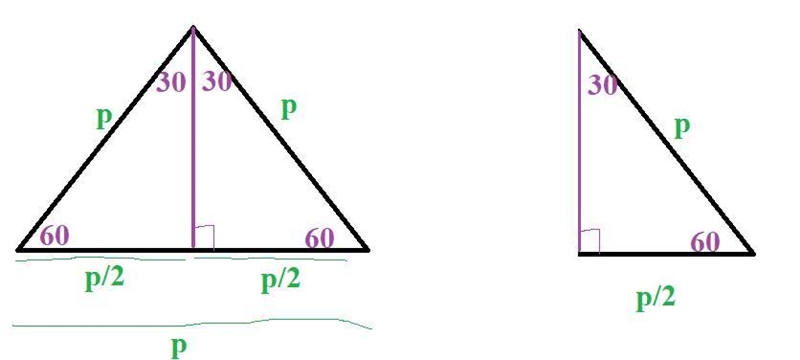 Show that sin (30°) = 1/2-example-1