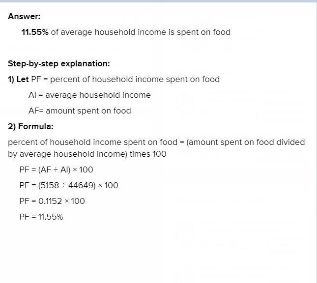 what is the equation for what is the percent of average household income 44,649 and-example-1