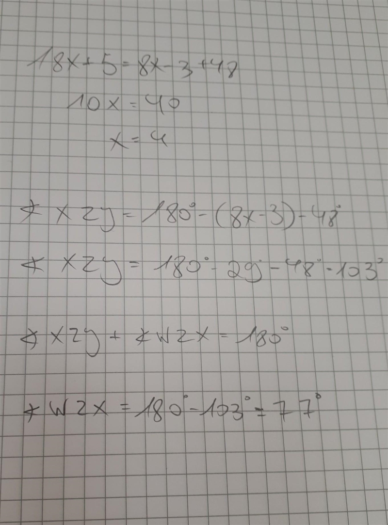 Find the measure of ∠. Show your work.-example-1