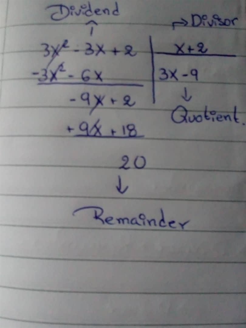 What is 3x^2-3x+2 divided by x+2-example-1