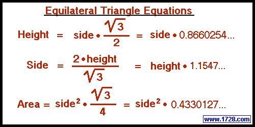 find the area of an area of an equilateral triangle (regular 3-gon) with the given-example-1