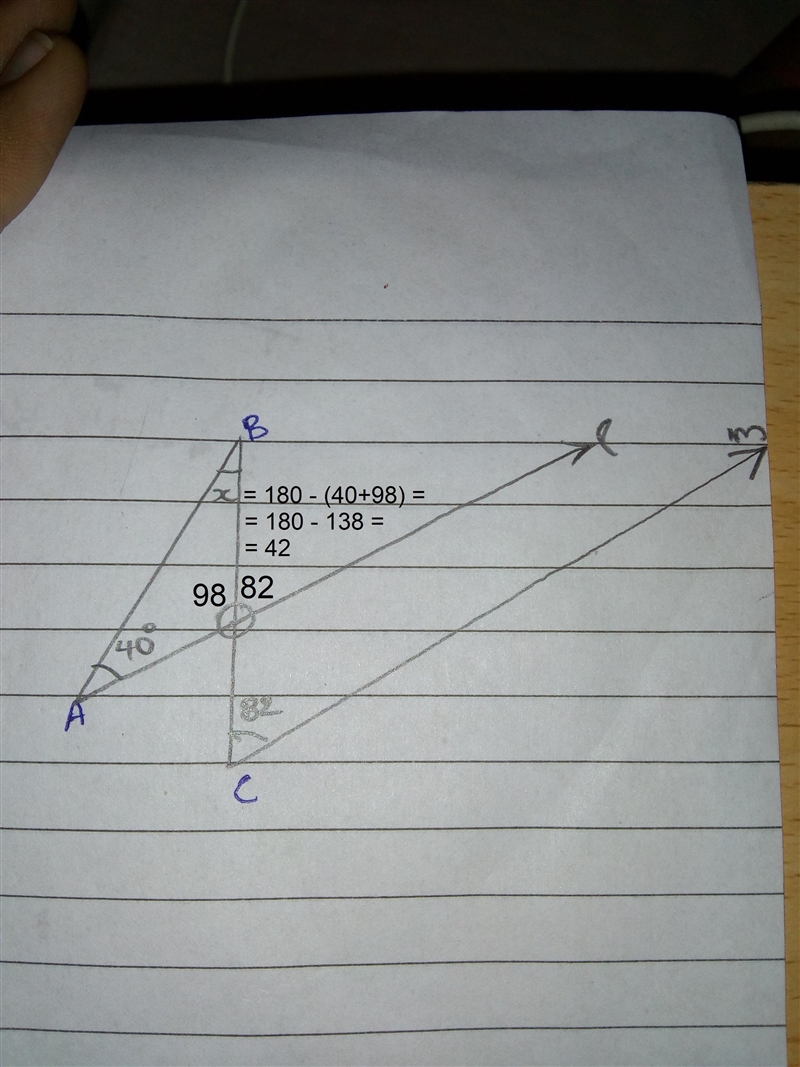 In the figure given l || m , then find the value of X.-example-1