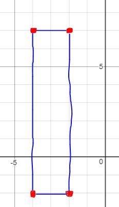 Rectangle ABCD, is graphed in the coordinate plane. The following are the vertices-example-1