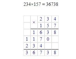 2.34 * 15.7 = (long multiplication)-example-1