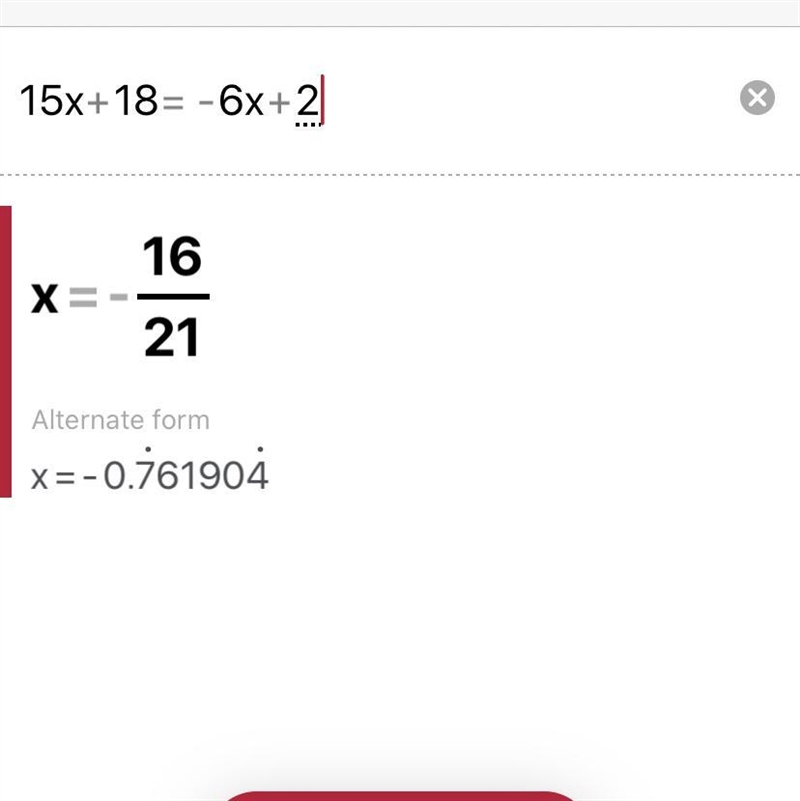 15x+18=-6x+2 i need help with this question-example-1