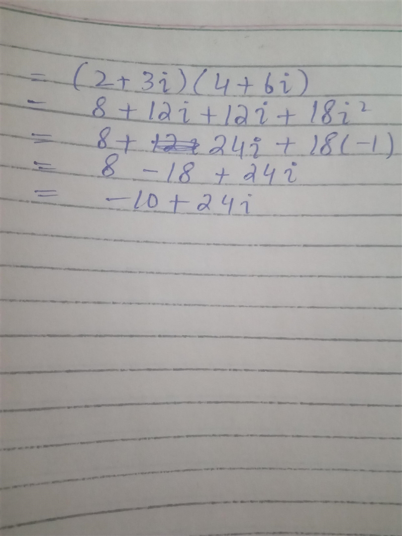 Multiply (2+3i)(4+6i)-example-1