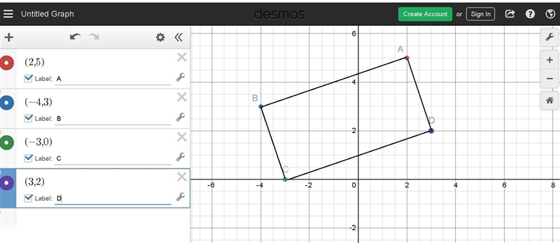 Polygon ABCD is a rectangle. What is its area? Round your answer to the nearest tenth-example-1