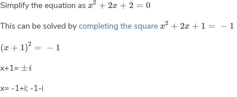 What are the solutions of 3x^2+6x+6=0-example-1