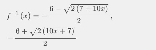 Which equation is the inverse of 5y+4=(x+3)^2+1/2-example-1