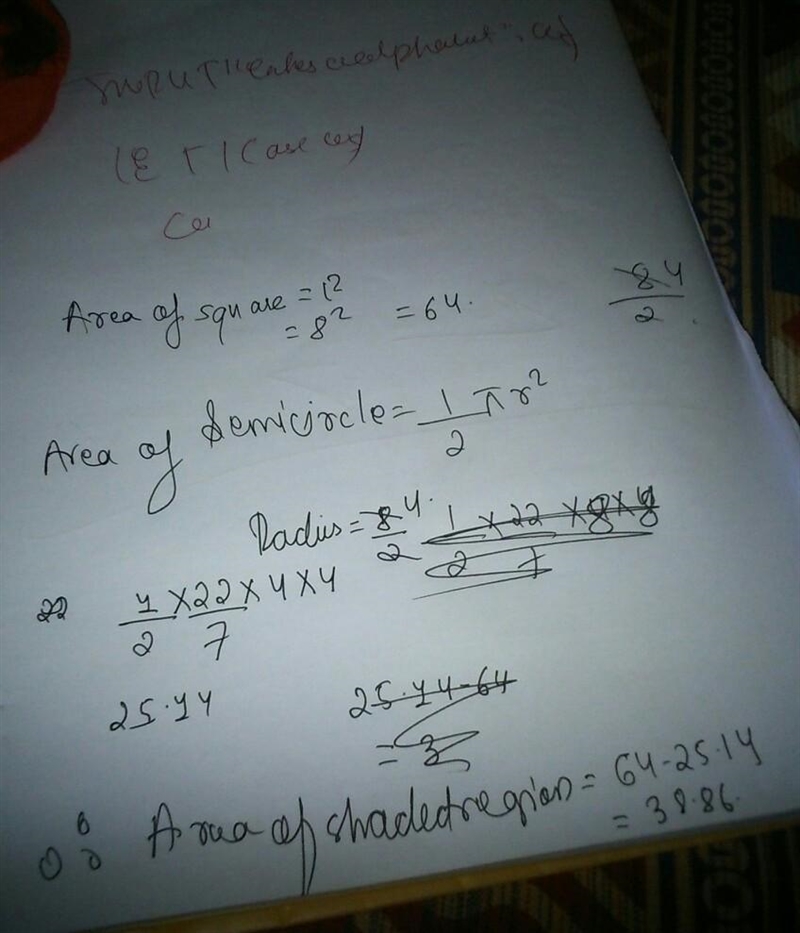 Please find the area of the shaded region.-example-1