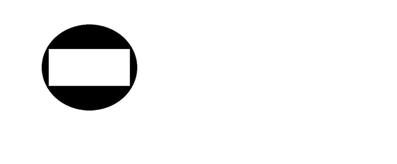 A 12 cm x 2 cm rectangle sits inside a circle with radius of 8 cm. What is the area-example-1