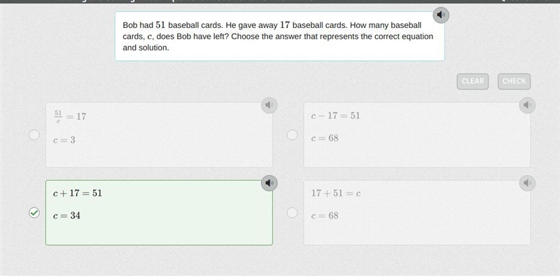 Bob had 51 baseball cards. He gave away 17 baseball cards. How many baseball cards-example-1