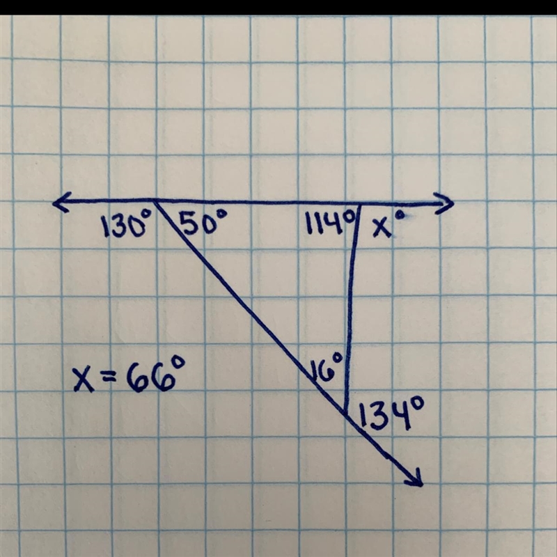 The value of x is ___ ?-example-1