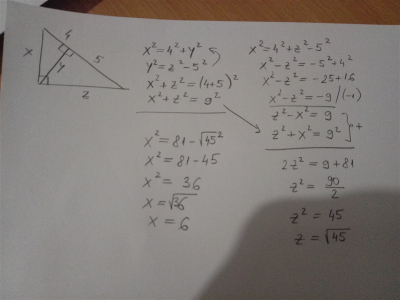 Find x. 2√5 3√5 6 PLease halp-example-1