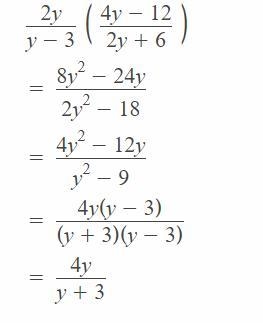 What is the product? 2y/y-3 multiplied by 4y-12/2y+6-example-1