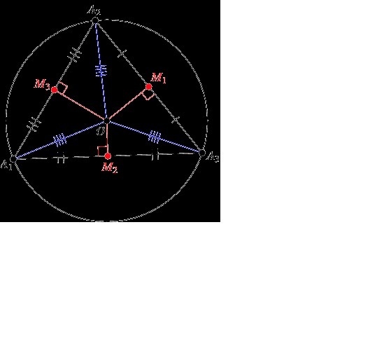 which term best describes the point where the perpendicular bisectors of the three-example-1