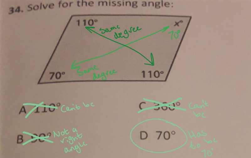 Solve the missing angle-example-1