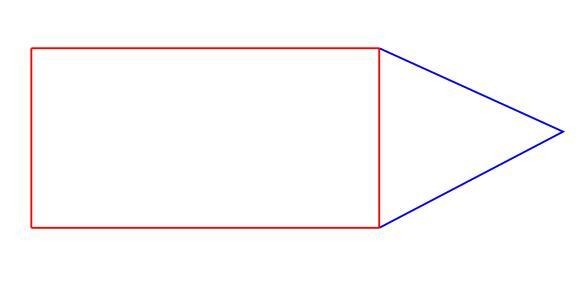 Draw a single shape polygon that is composed of at least one parallelogram and at-example-2