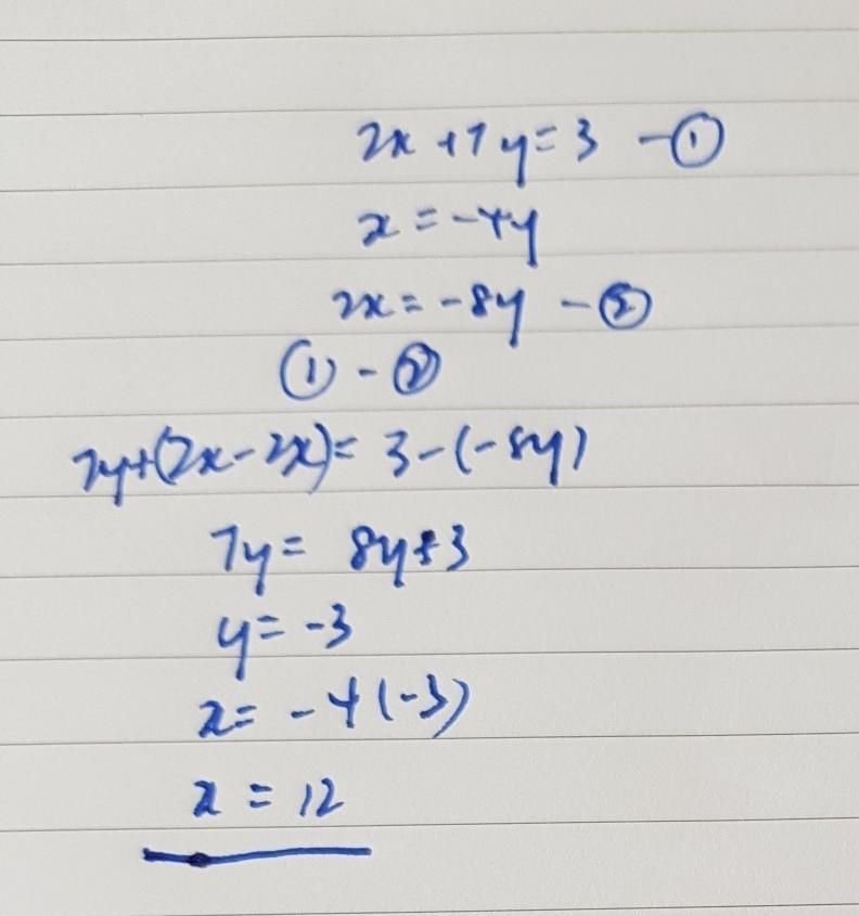 PLEASE, HELP, HELP, HELP! I REALLY, REALLY NEED THIS! Solve the system of equations-example-1