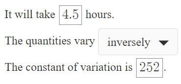 A car takes 4 hours to reach a destination traveling at a speed of 63 km/h. How long-example-1