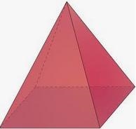 Which simple solid looks like a square from above, a triangle from the front, and-example-1