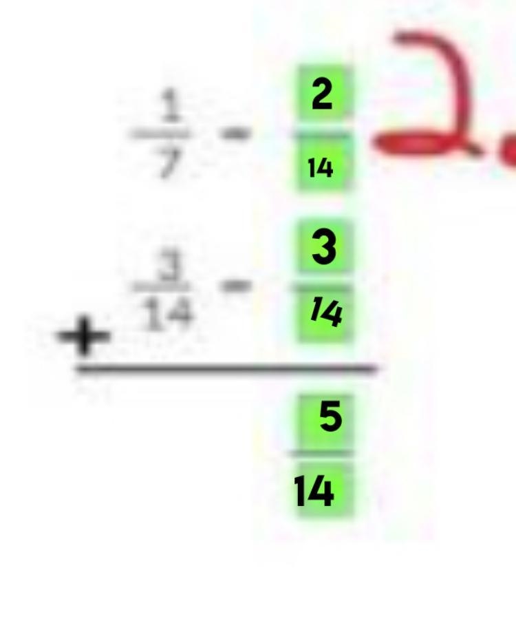 15 Points! (2 Questions) Convert these unlike fractions to equivalent like fractions-example-2