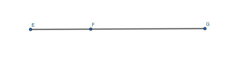 Points E, F and G are collinear. Point Flies between E and G. If EF = 2x +19, FG=6x-example-1