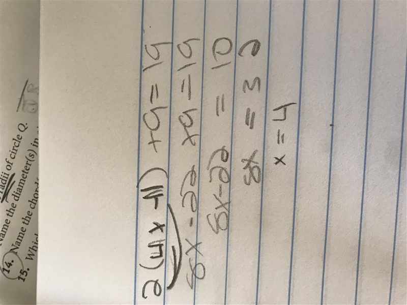 Order the steps to show how to solve the equation 2(4x-11)+9=19-example-1