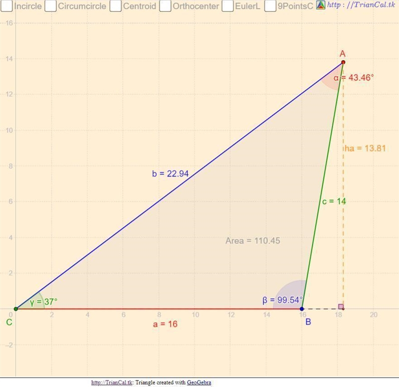 State whether the given measurements determine zero, one, or two triangles. C = 37°, a-example-1