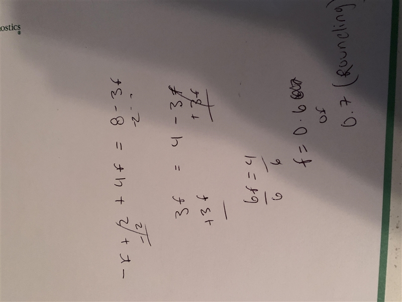 -f+2+4f=8-3f What does f equal?-example-1