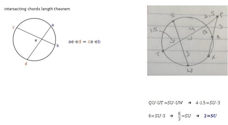 What is the length of SU? Please show work!-example-1