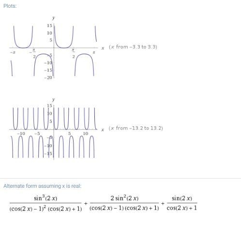 Simplify the expression. (1-cot(x))^2/cot(x)=-example-2