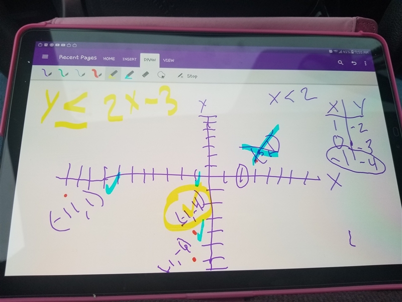 Graph the system of inequalities. Then use your graph to identify the point that represents-example-1