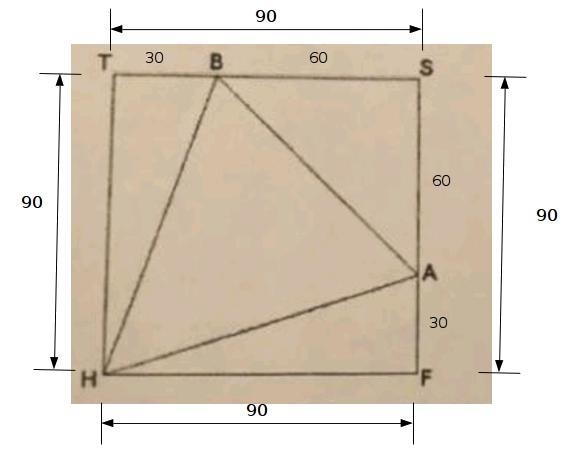 What is the Area and perimeter of triangle HAB?-example-1