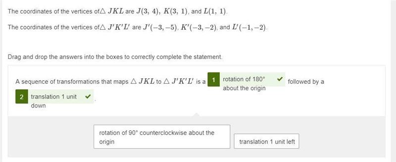 Graph the image of the given triangle after the transformation with the rule (x, y-example-5