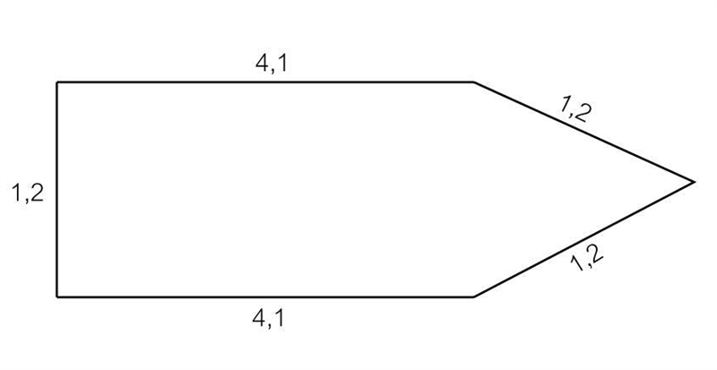 Draw a single shape polygon that is composed of at least one parallelogram and at-example-1