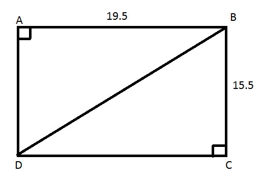 A television screen measures approximately 15.5 inches high and 19.5 inches wife. A-example-1