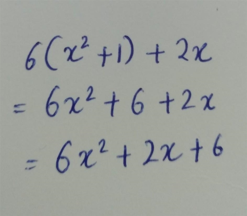 Simplify 6(x^2+1)+2x​-example-1