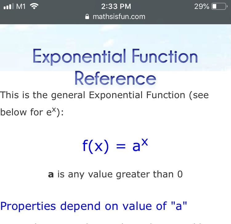 30 POINTS PLEASE HELP is f(x)=3x+1 a exponential function?-example-1