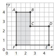 Madison used a coordinate plane to map out an L-shaped herb garden, shown at the right-example-1