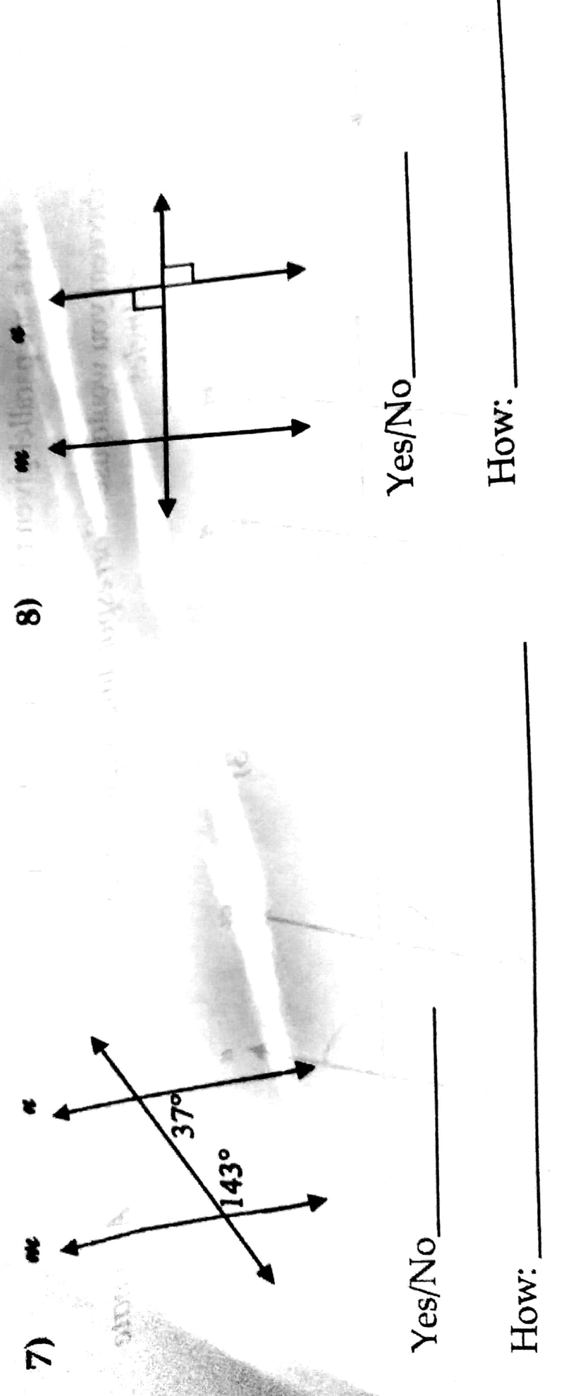 Is it possible to prove lines m and n are parallel given the following angle marks-example-1