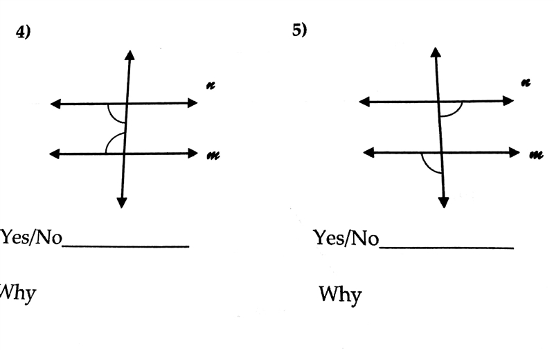 Is it possible to prove lines m and n are parallel given the following angle marks-example-3