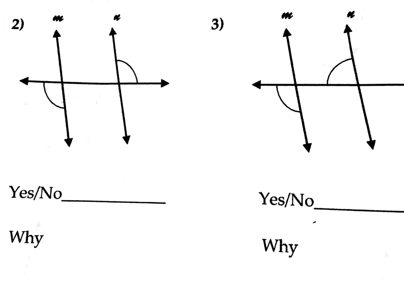 Is it possible to prove lines m and n are parallel given the following angle marks-example-4