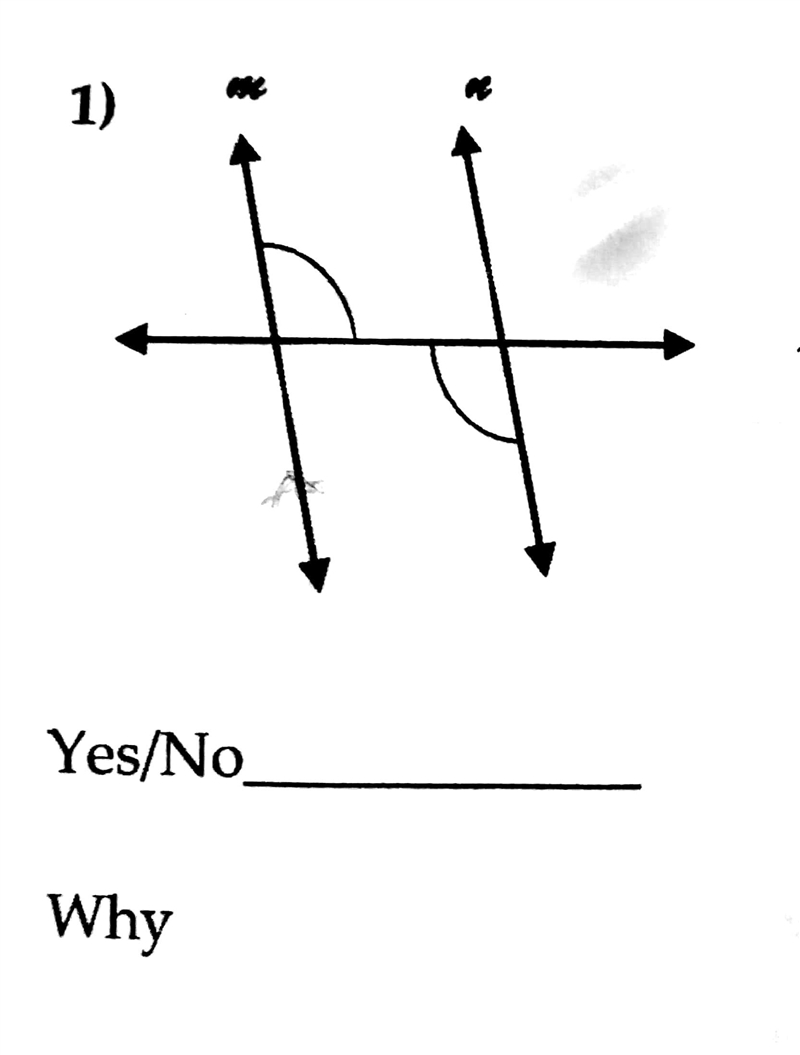 Is it possible to prove lines m and n are parallel given the following angle marks-example-5