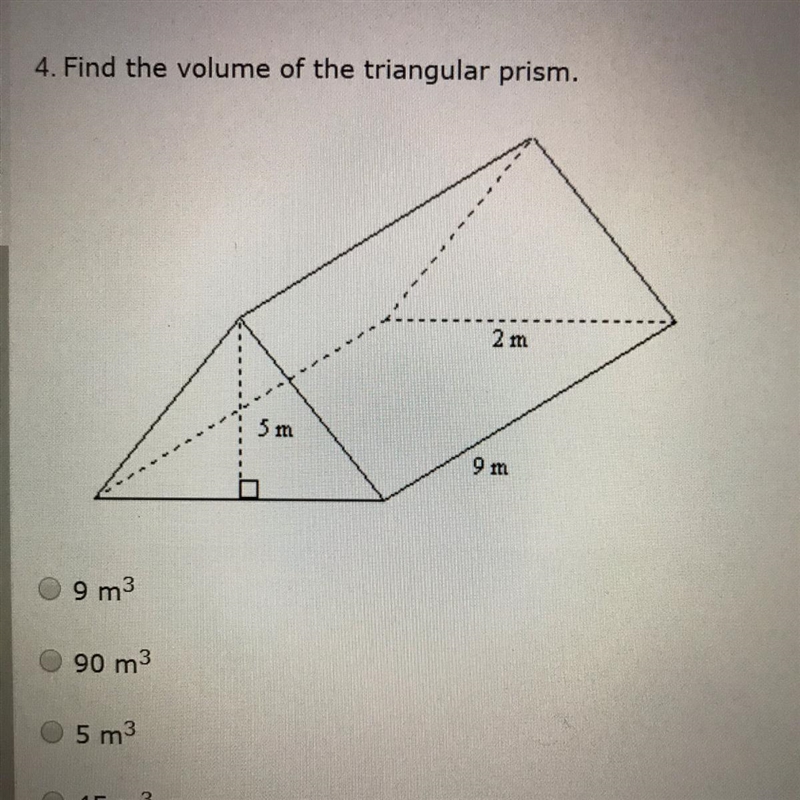 Find the volume of the triangular prism-example-1